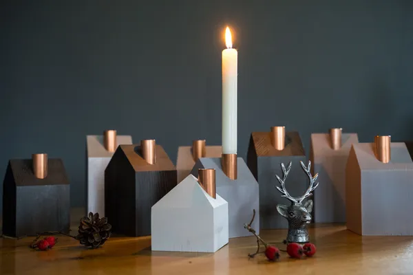 Festive Candleholders "House"