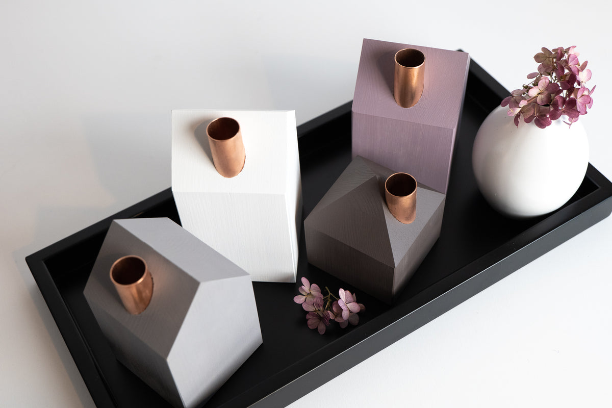 Moderns Advent wreath STONE