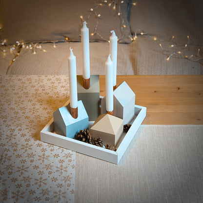 Modern Advent wreath BALTIC COAST