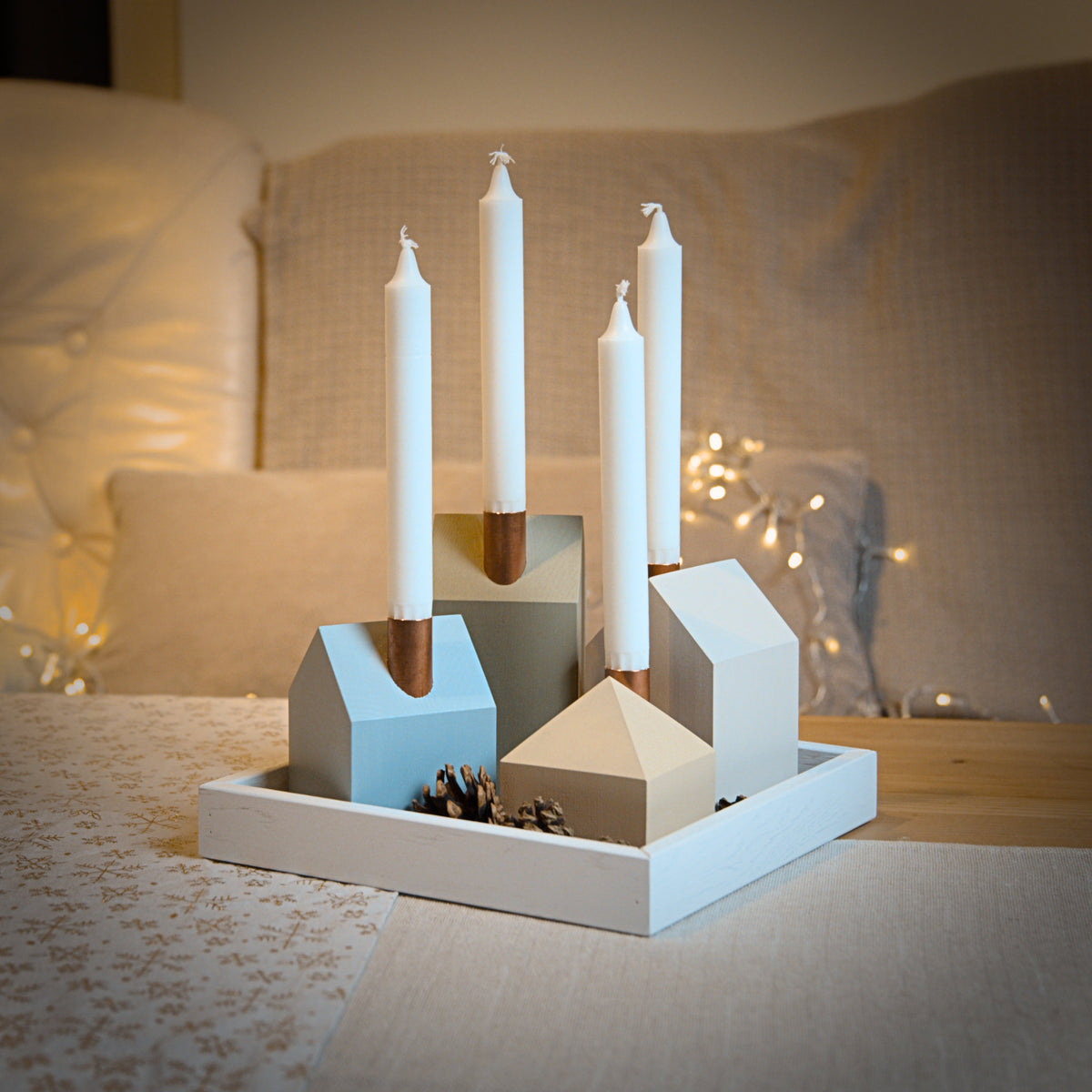 Modern Advent wreath BALTIC COAST