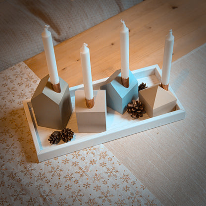 Modern Advent wreath BALTIC COAST