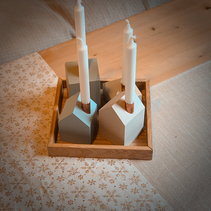 Modern Advent wreath BALTIC COAST
