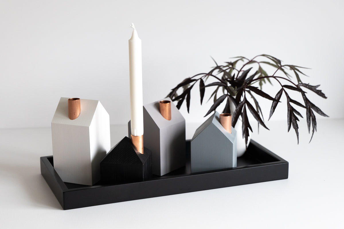 Moderns Advent wreath STONE