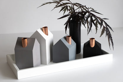 Moderns Advent wreath STONE