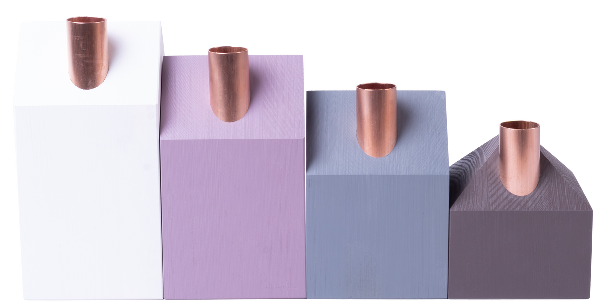 Moderns Advent wreath CHOCOLATE AND PLUM