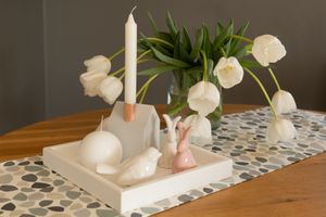 Square Tray White