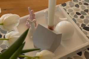Square Tray White