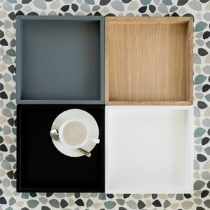 Square Tray Natural Oak