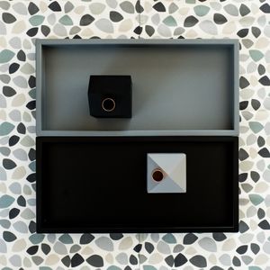 Rectangle Tray Dark Grey
