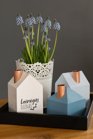 Square Tray Black