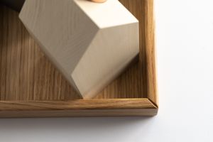 Square Tray Natural Oak