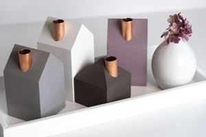 Advent set Chocolate and Plum + white rectangle wooden tray