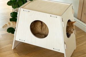 Cat bed ShushShush Natural