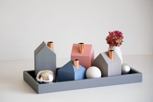Rectangle Tray Dark Grey