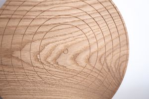 Circle Wall Mount Record Player Stand
