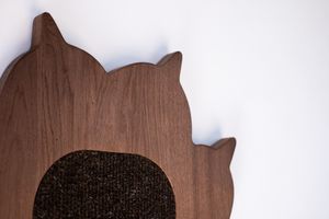 Cat Scratcher Pow- walnut