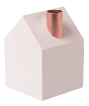 Candle Holder Beige