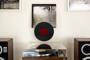 Circle Wall Mount Record Player Stand