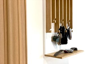 Key Holder Natural + White 1 shelf