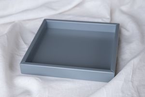 Square Tray Dark Grey