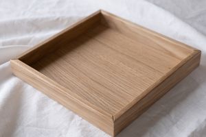 Square Tray Natural Oak