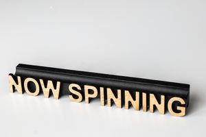 Now Spinning- Free Standing Record Player Holder