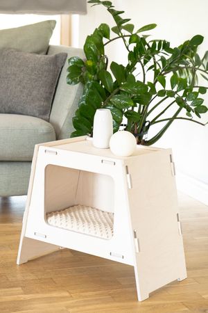 Cat bed TV Natural