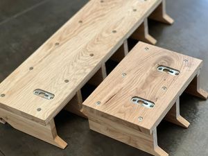 Wall Hooks Walnut Double Layer wall mount