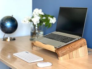 Laptop Stand Natural Oak