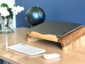 Laptop Stand Natural Oak